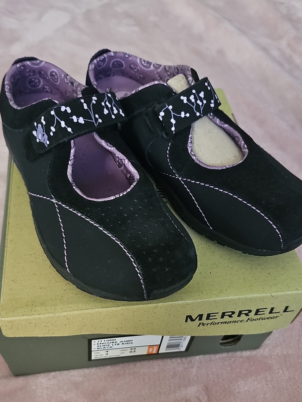 Merrell Encore Jump Slide LTR Kids Sz 4 NEW